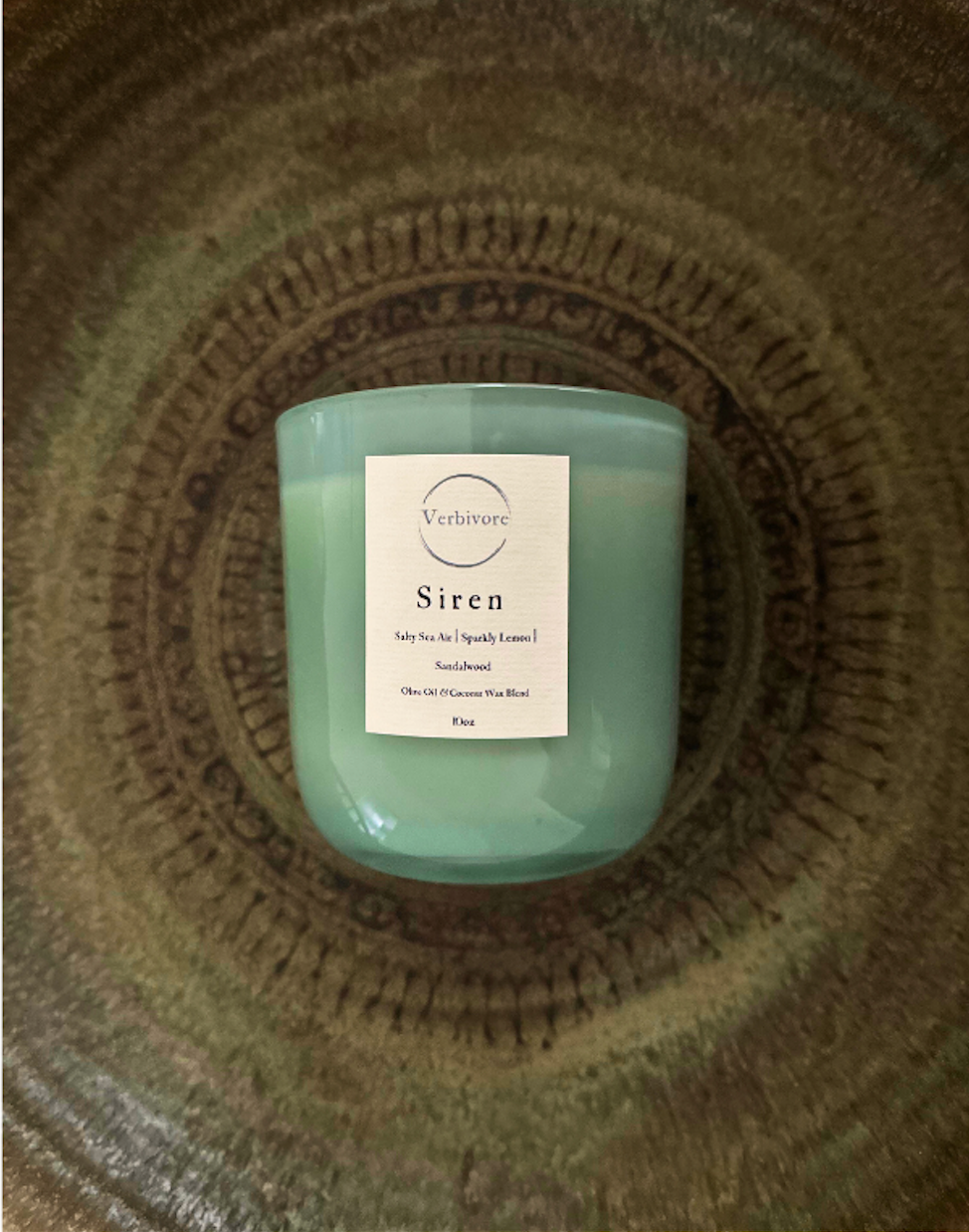 Siren | Olive & Coconut Wax Blend Candle