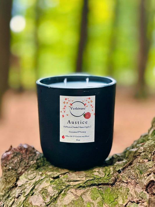 Austice | Olive & Coconut Wax Blend Candle - Verbivore Candles