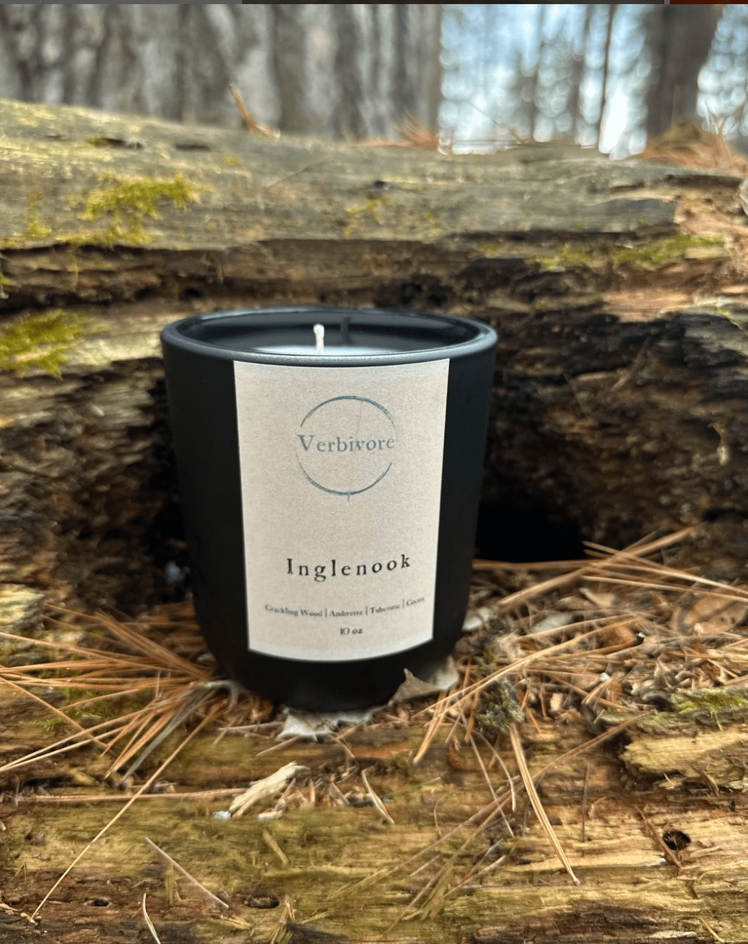 Inglenook | Olive & Coconut Wax Blend Candle - Verbivore Candles